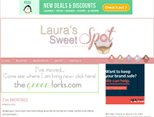 Tablet Screenshot of laurassweetspot.com